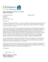 Chd Letter To State Officials 10 12 18