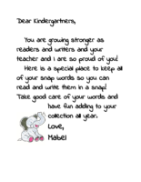 Copy Of Mabel Letter For Snap Word Boxes