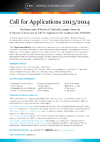 History Call For Applications