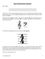 How To Read Music Notation