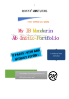 Mandarin Ab Initio Portfolio Sample