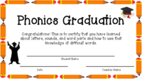 Phonics Graduation