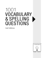 1001 Vocabulary & Spelling Questions 1 1
