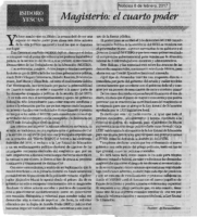170208 Blas Magisterio El Cuarto Poder
