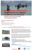30 Sep Poster Public Pane Discussion Cc İn Oaxaca