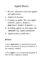 8 Applet Basics (1)