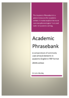 Academiv Phrase Bank