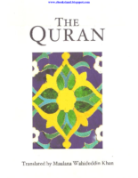 Al Quran, Maulana Wahiduddin Khan(1)(4)
