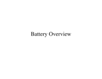 Battery Overview