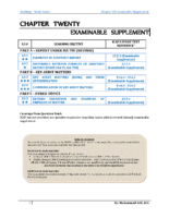 Chapter 20 Examinable Supplement