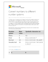 Convert Numbers To Different Number Systems