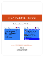 Kd4Z Toolkit V4 Tutorial V1.0D
