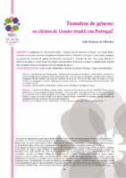 Olıveıra, JoãO Manuel Tumultos De GéNero Os Efeitos De Gender Trouble Em Portugal(2015)