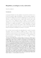 San MartíN, Felipe Rivas BiopolíTica, TecnologíA En Red Y SubversióN