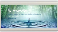 Waimaori Hui Presentation (October 2014)