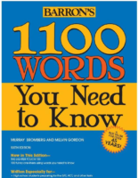 1100 Words You Need To Know