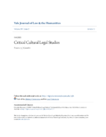Critical Cultural Legal Studies