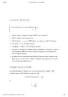 13 Current Electricity Entry Test Notes