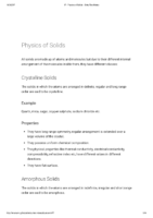 17 Physics Of Solids Entry Test Notes