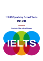 2020 Speaking Actual Tests By Pachvak Group @Ptg Ielts