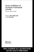 [A. Thirlwall] Essays On Balance Of Payments Const