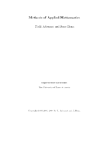 [Arbogast T., Bona J.] Methods Of Applied Mathemat