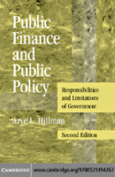 [Arye L. Hillman] Public Finance And Public Policy