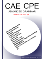 Cae Cpe Advanced Grammar