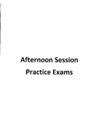 Civil Afternoon Practice Exams