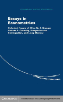 [Clive W. J. Granger] Essays İn Econometrics Coll