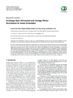 Exchange Rate Movement And Foreign Direct Investment İn Asean Economies