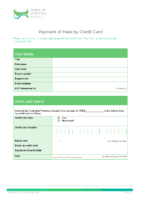 Form Payment Fees Creditcard