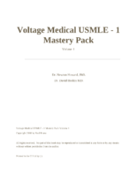 Voltage Medical Usmle 1 Mastery Pack 9 Question Sample