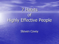 7 Habits Of Highly Effective People Whole Book İn 158 Slide Shows
