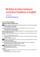 80 Rules To Solve Sentence Correction