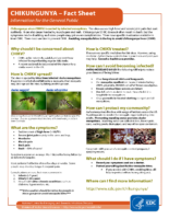 Chikungunya Factsheet Cdc