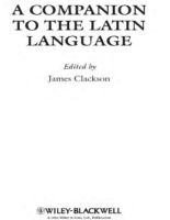 Companion To The Latin Language