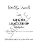 Daily Fuel For Lıfe And Leadershıp (Sample)