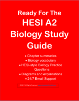 Hesı A2 Biology Study Guide 2017
