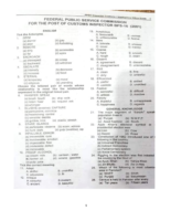 Past Papers Of Inspector Customs