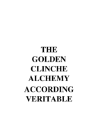 The Golden Clınche Alchemy Traduction Complete Livre. Finish.