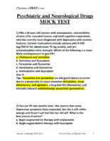 1 QE Therapeutic MOCK Test 2 Q&A Nov 2013