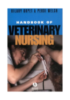 Handbook Of Veterinary Nursing