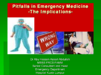 Pitfalls İn Emergency Medicine Dato Abu