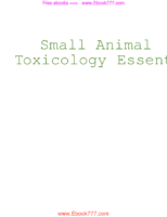 Small Animal Toxicology Essentials