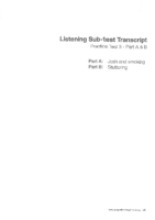 9-1 Listening Test 3 Transcript
