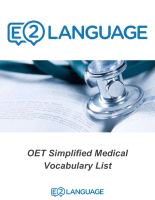 OET Simplified Medical Vocabulary List