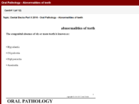 Oral Pathology (2)