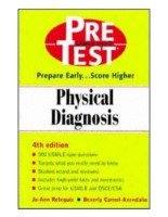 Pretest Step 2Ck Physical Dignosis