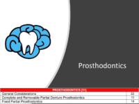 Removable Prosthodontics